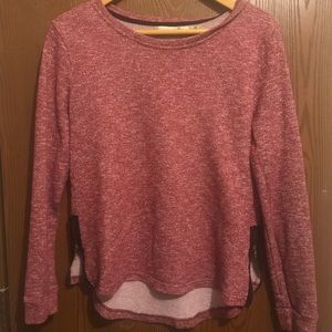 Red heather sweatshirt size medium